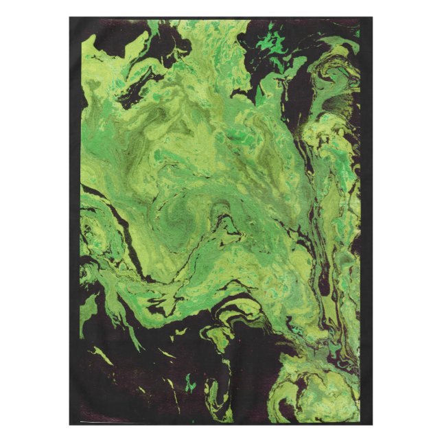 Mantel Mármol verde negro (Anverso)