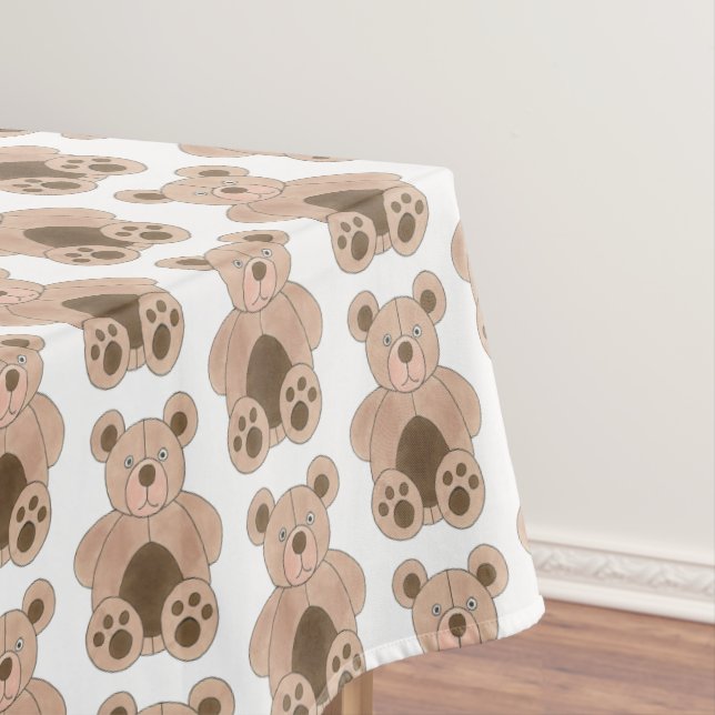 Mantel Marrón Plush Toy Teddy Bear Stuffet Animal Cumplea (In Situ)
