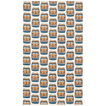 Marrón retro hippie vans cumpleaños