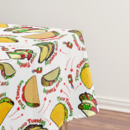 Mantel Martes Taco Tacos duros y blandos y Salsa caliente