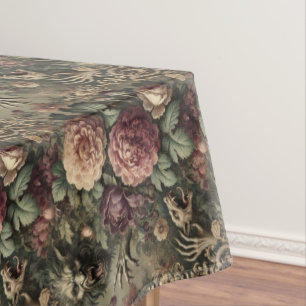 Mantel Más fuerte que las flores - Patrón gótico medio