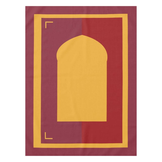 Mantel Mata de oración islámica (Anverso)