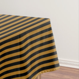 Mantel Matte Gold y Black Stripe