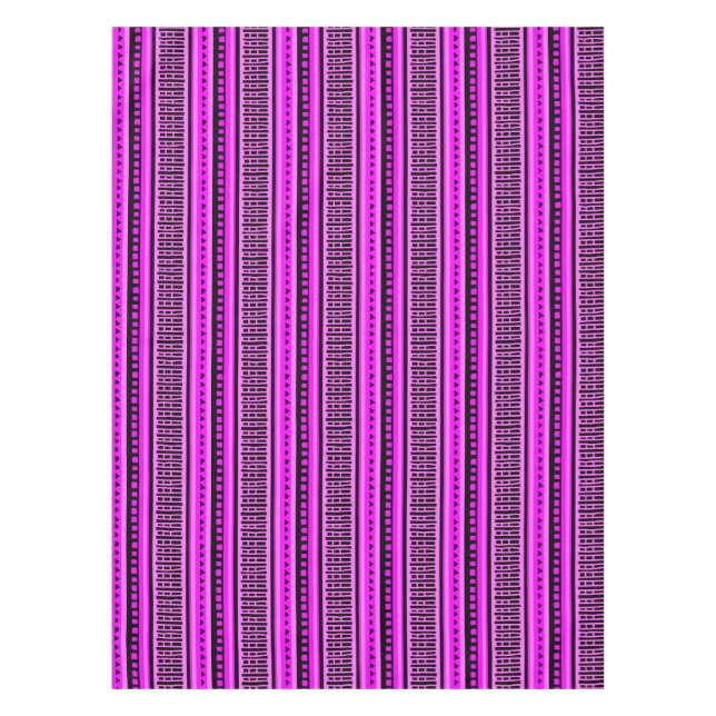 Mantel MAZIPOODLES Patrón de punto de cinta rayada 001 B (Anverso)