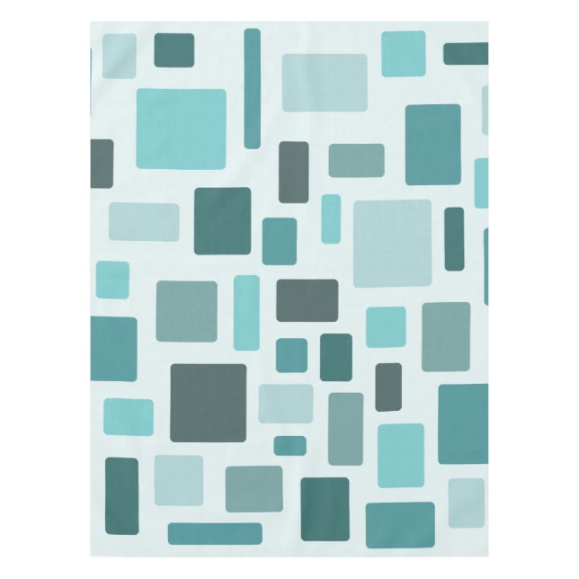 Mantel MCM Disarrayed Bricks Aquamarine (Anverso)