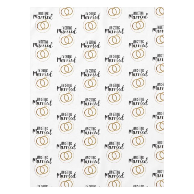 Mantel Me estoy casando (Anverso)