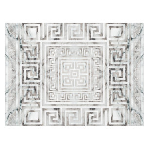 Mantel Meander griego - texturas de Mármol blanco de cla