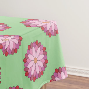 Mantel Medallero asiático pastel rosado