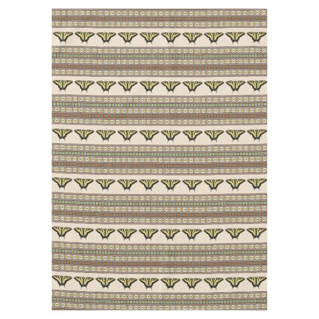 Mantel Medio de mariposa de cola de cerda amarilla del su (Anverso)