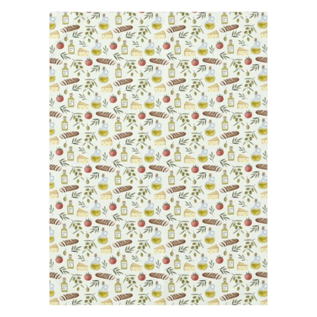 Mantel Mediterrane Küche- kulinarische (Anverso)