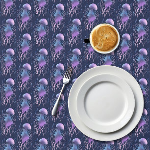 Mantel Medusa Etérea Violeta Azul