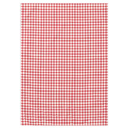 Mantel Mellow Classic Gingham - red white check plaid.