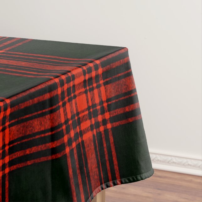 Mantel Menzies Caza Antigua Tartán Plaid Scottish (In Situ)