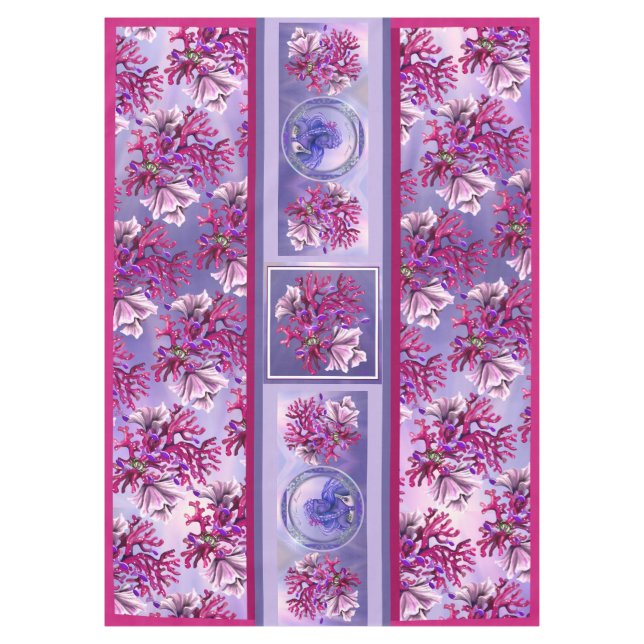 Mantel Mermelada Purple Ocean (Anverso)