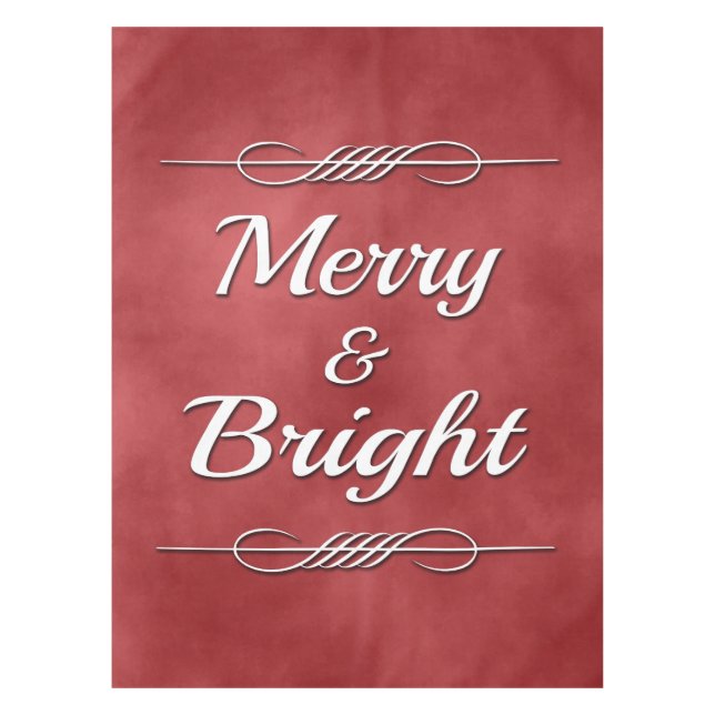 Mantel Merry y Bright (Anverso)