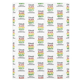 Mantel MES DE HISTORIA NEGRA Personalizada