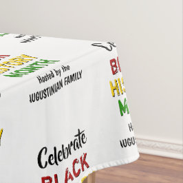 Mantel MES DE HISTORIA NEGRA Personalizada