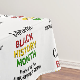 Mantel MES DE HISTORIA NEGRA Personalizada