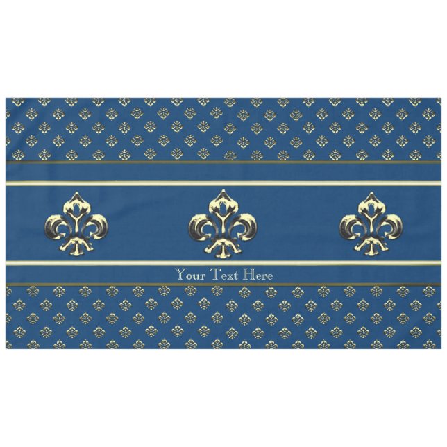 Mantel Metálico Fleur de lis (Oro) (Frente (Horizontal))