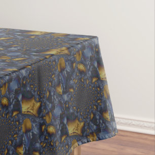 Mantel Metalizado de fundición azul dorada y plateada