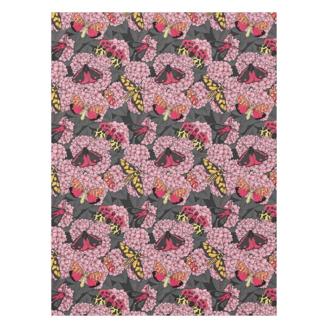 Mantel Metas en hidrangea rosa (Anverso)