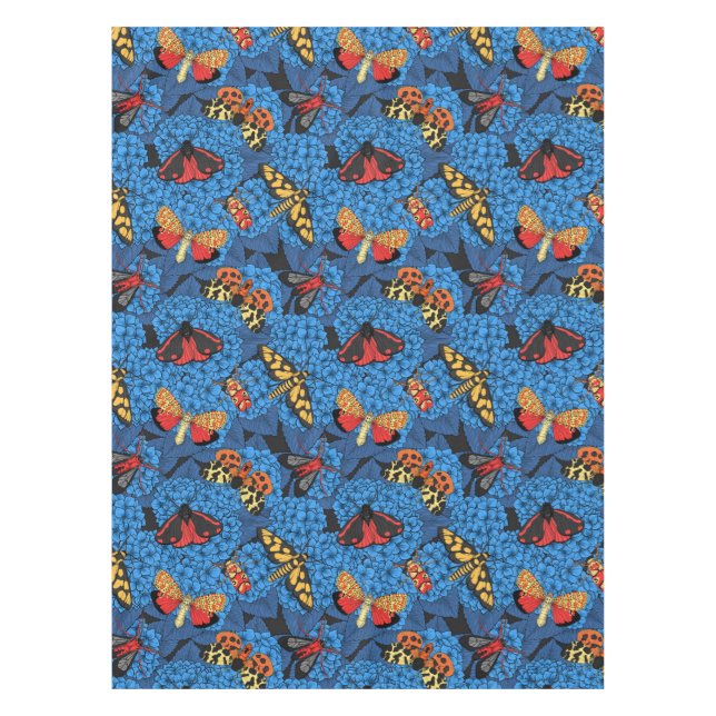 Mantel Metas en la hidrangea azul (Anverso)