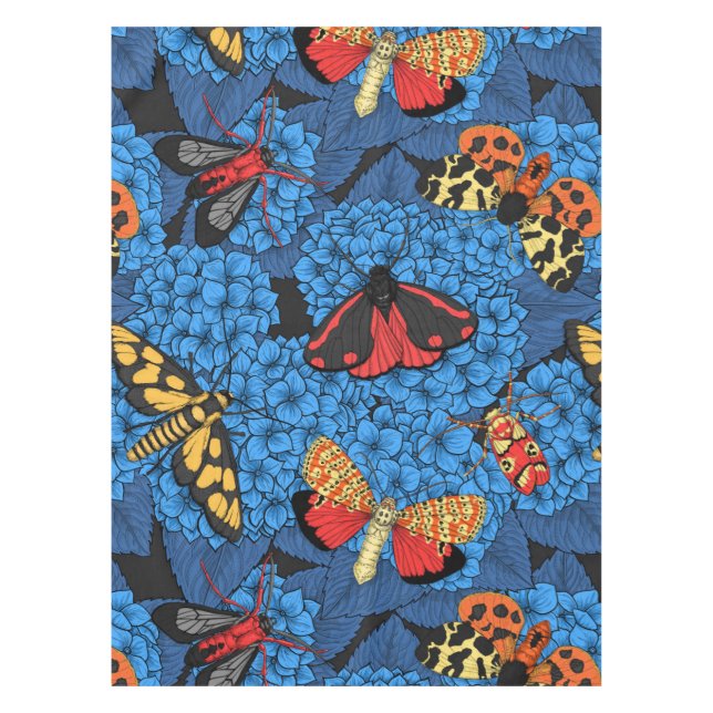 Mantel Metas en la hidrangea azul (Anverso)