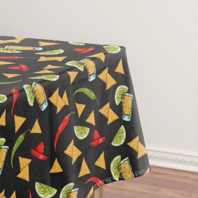 Mantel México Tequila Lime Peppers Nachos Restaurante Bar (In Situ)