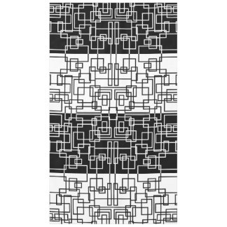 Mantel Mezcla de W de cuadrados geométricos modernos