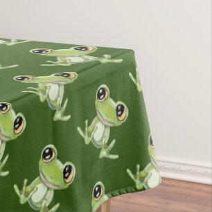 Mantel Mi otra rana verde amigo Tablecloth