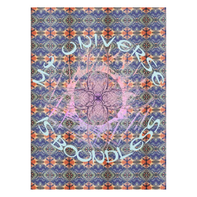 Mantel Mi universo es un fractal futurista sin sentido (Anverso)