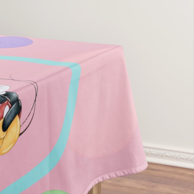 Mantel Mickey Mouse Lunares Rojo Baby Shower (In Situ)