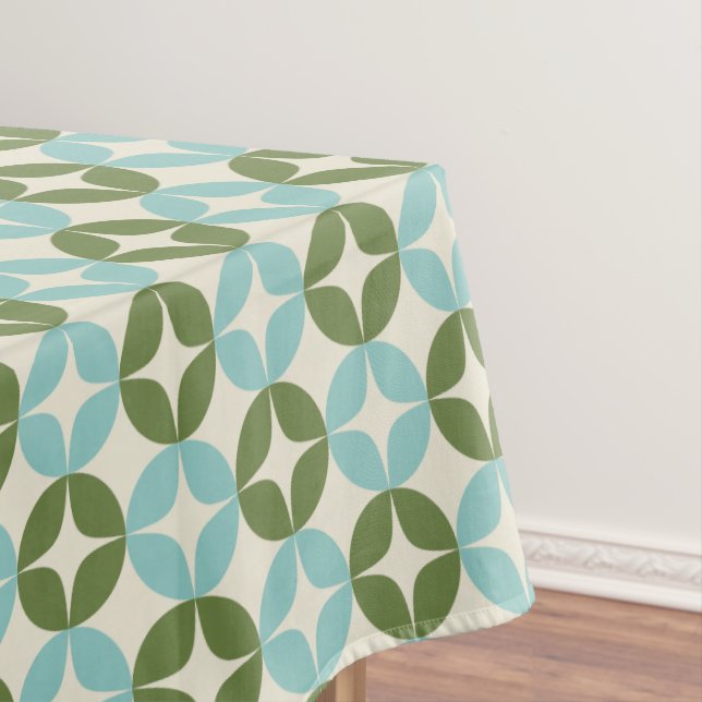 Mantel Mid Century Mod Blue Sage Green Festitric (In Situ)