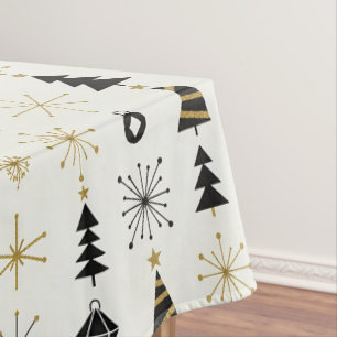 Mantel Mid Century Modern Christmas Icons