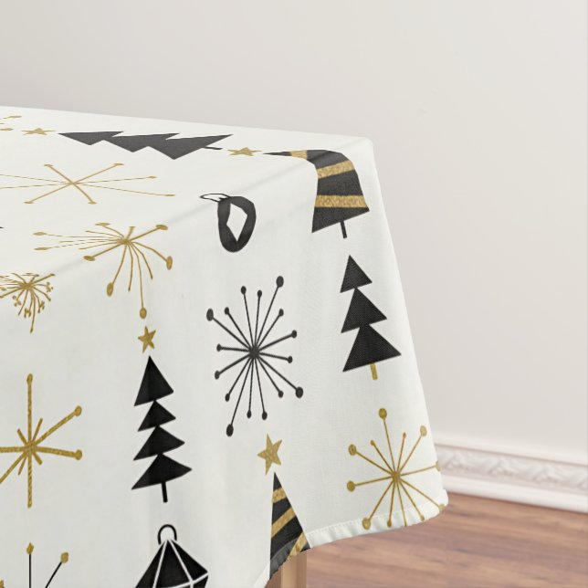 Mantel Mid Century Modern Christmas Icons (In Situ)