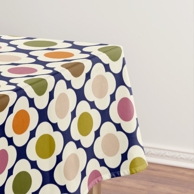 Mantel  Mid Century Modern | Retro Pop Flower Mosaic (In Situ)