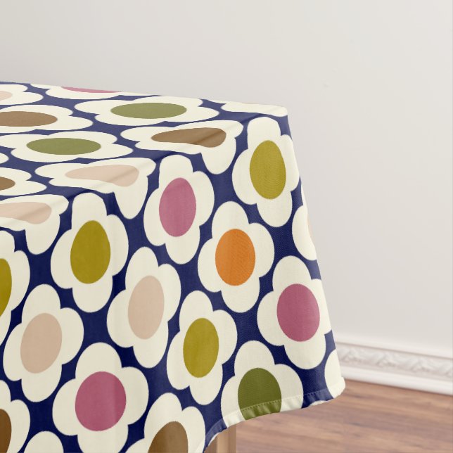 Mantel  Mid Century Modern | Retro Pop Flower Mosaic (In Situ)