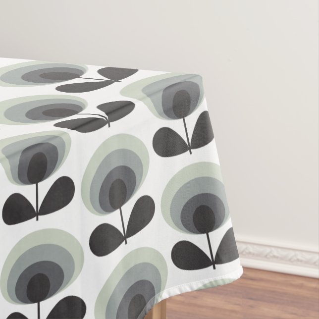 Mantel Mid Century Scandinavian Modern Retro Flower Bloom (In Situ)