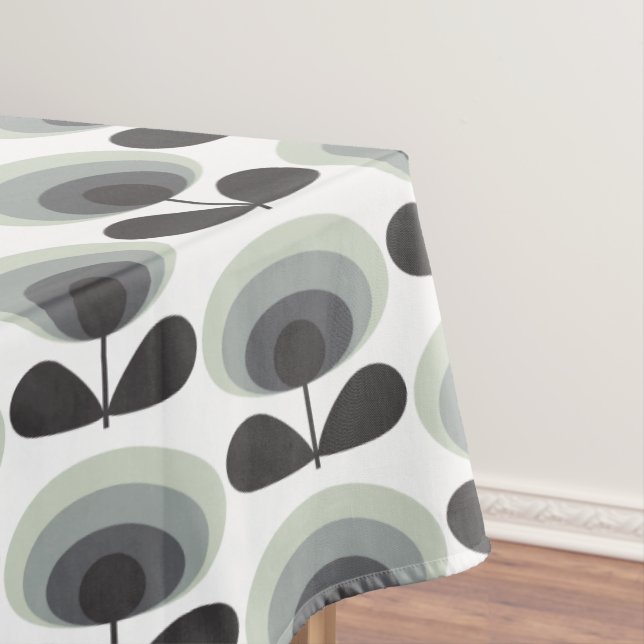 Mantel Mid Century Scandinavian Modern Retro Flower Bloom (In Situ)