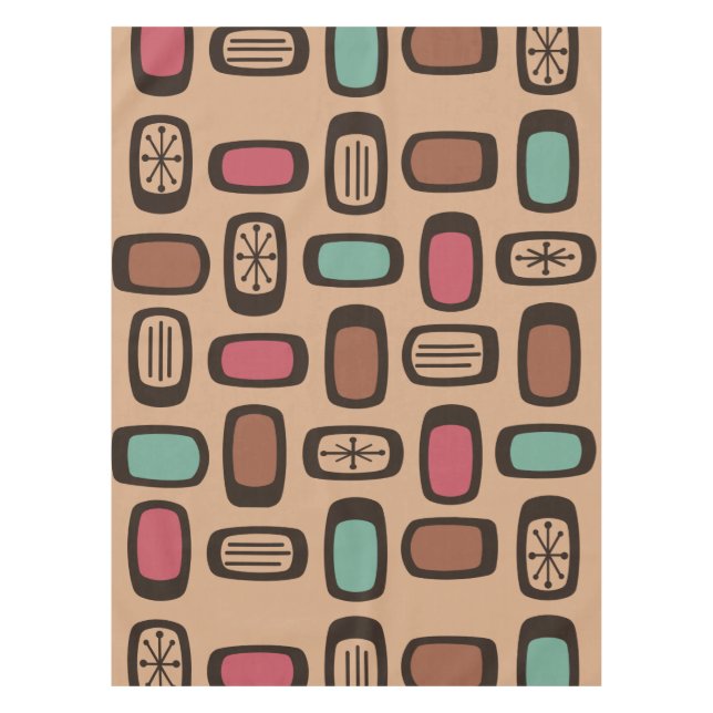 Mantel Midcentury MCM Rounded Rectangles Christmas Cookie (Anverso)