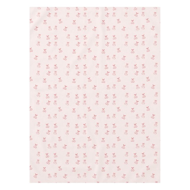 Mantel Minimalismo de contorno de cereza (Anverso)