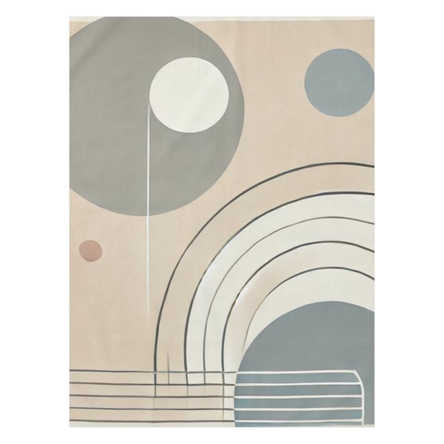 Mantel Minimalista Abstract Tablecloth (Anverso)