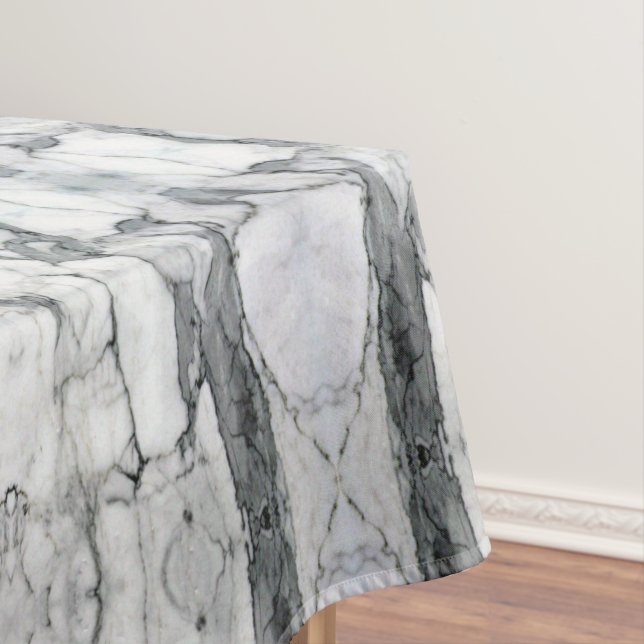 Mantel mínimo escandinavo moderno moda gris mármol blanco (In Situ)