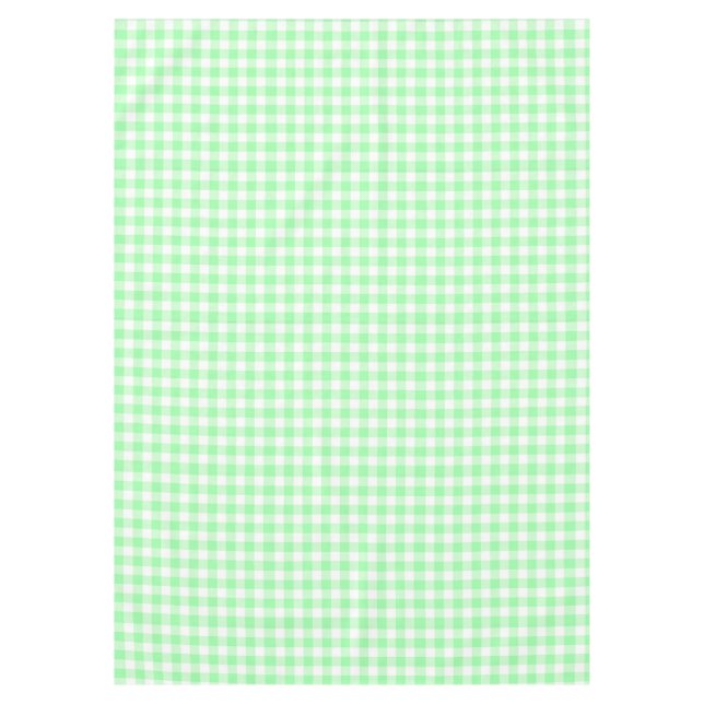 Mantel Mint Gingham (Anverso)