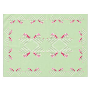 Mantel Mint Green Faux Patchwork Tablecloth