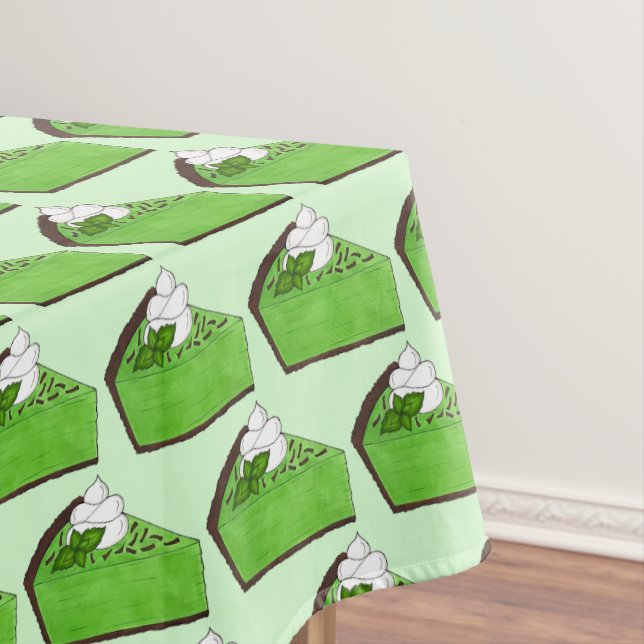 Mantel Mint Green Grasshopper Pie Slice San Patrick's Day (In Situ)
