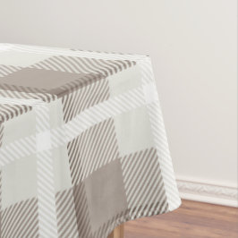 Mantel Mocha Brown Moroccan buffalo plaid check 