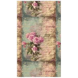 Mantel Moda de campo francesa, chic y shabby, rosas rosad