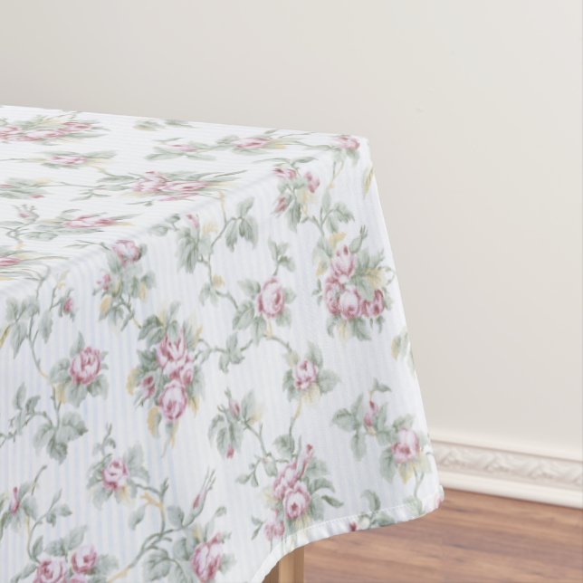 Mantel Moda de época Rosas y rayas francesas (In Situ)