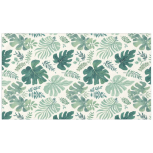 Mantel Moda de Monstera - Tablilla de patrón de hoja trop